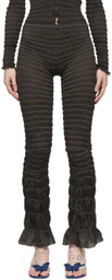 Gauntlett Cheng Black Nylon Trousers