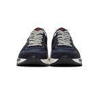 Golden Goose Navy Running Sole Sneakers