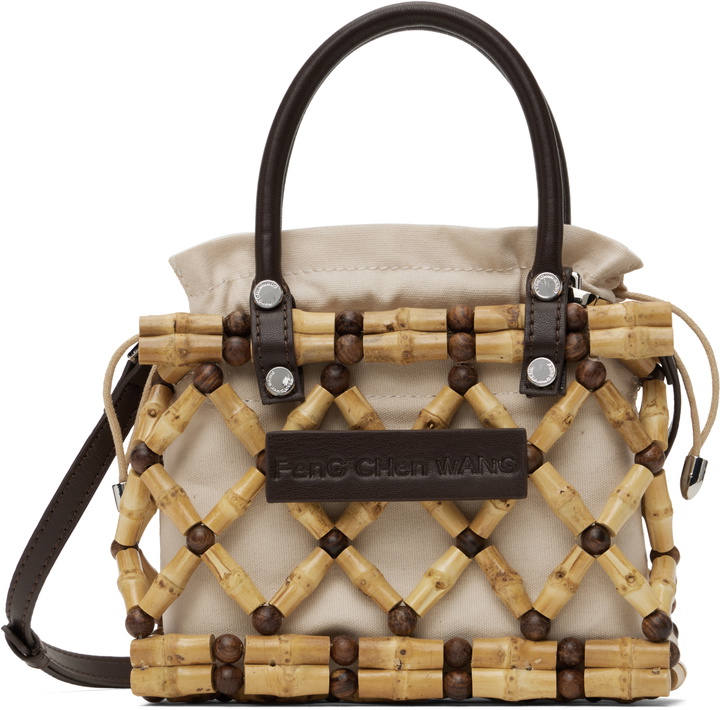 Photo: Feng Chen Wang Biege Woven Bamboo Bag