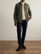 Loro Piana - Suede Overshirt - Green