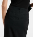 Nili Lotan Mariha virgin wool midi skirt