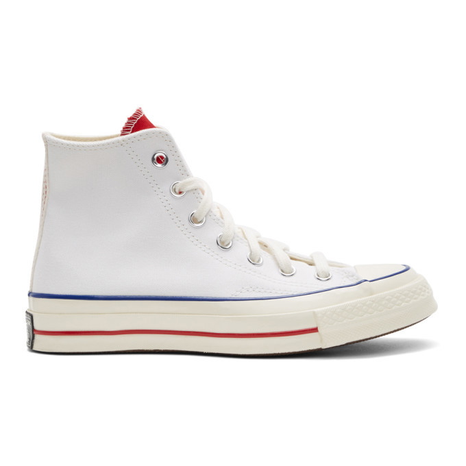 Photo: Converse White Varsity Remix Chuck 70 High Sneakers