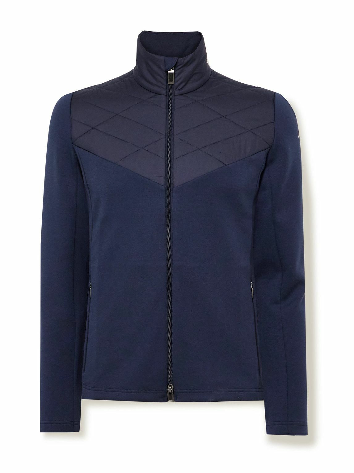 Kjus - Formula Quilted Shell-Trimmed Tech-Jersey Jacket - Blue