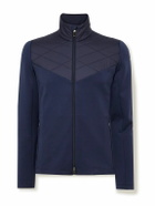 Kjus - Formula Quilted Shell-Trimmed Tech-Jersey Jacket - Blue