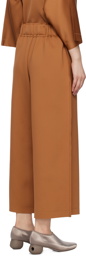 132 5. ISSEY MIYAKE Tan Outseam Trousers