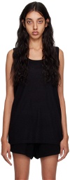 Frenckenberger Black Relaxed Tank Top