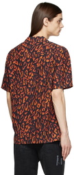 Ksubi Black & Orange Fire Resort Shirt