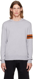 ZEGNA Gray Striped Sweater