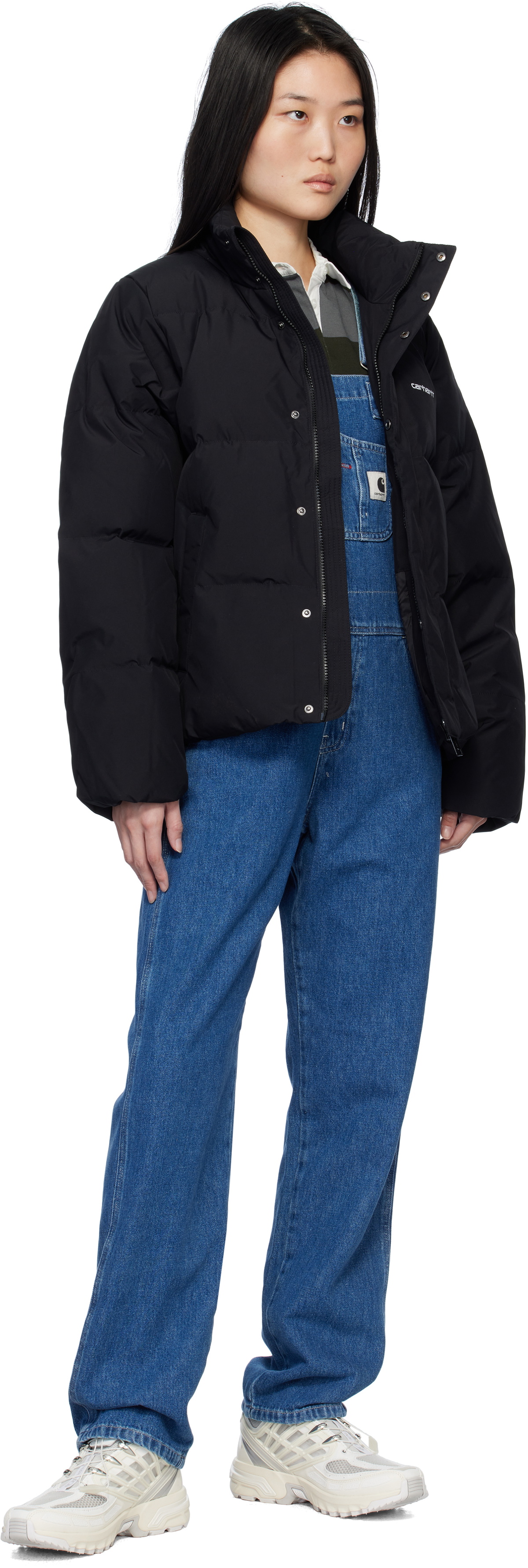 Carhartt Work In Progress Black Yanie Down Jacket