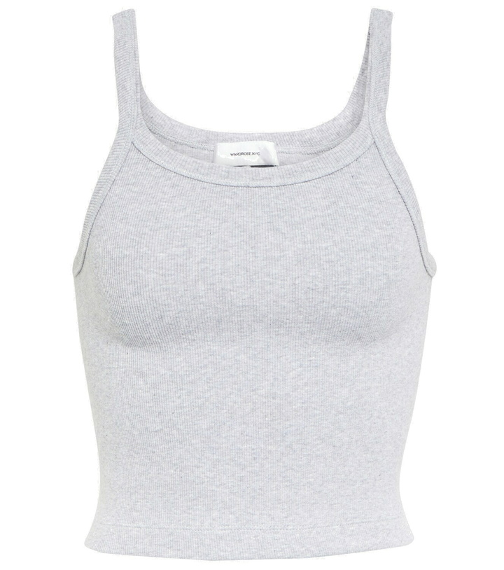 Photo: Wardrobe.NYC - x Hailey Bieber cotton-blend tank top