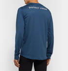 DISTRICT VISION - Air-Wear Stretch-Mesh T-Shirt - Blue