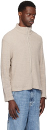 OUR LEGACY Gray Shrunken Sweater
