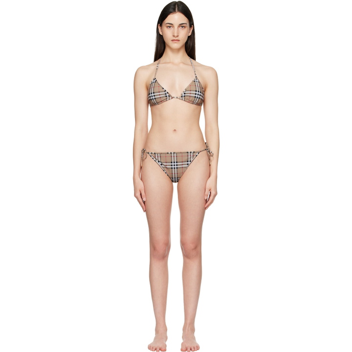 Photo: Burberry Beige Check Bikini