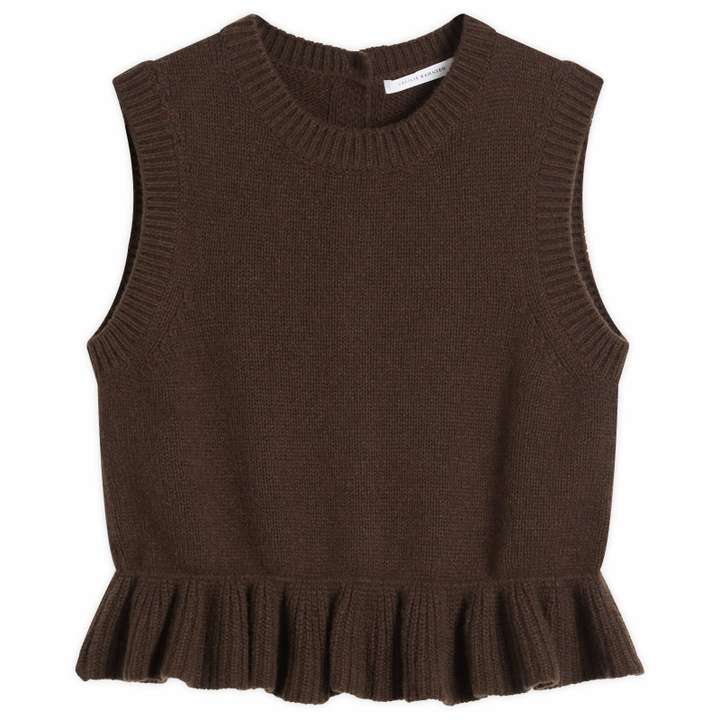 Photo: Cecilie Bahnsen Women's Bill Vest in Brown