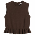 Cecilie Bahnsen Women's Bill Vest in Brown