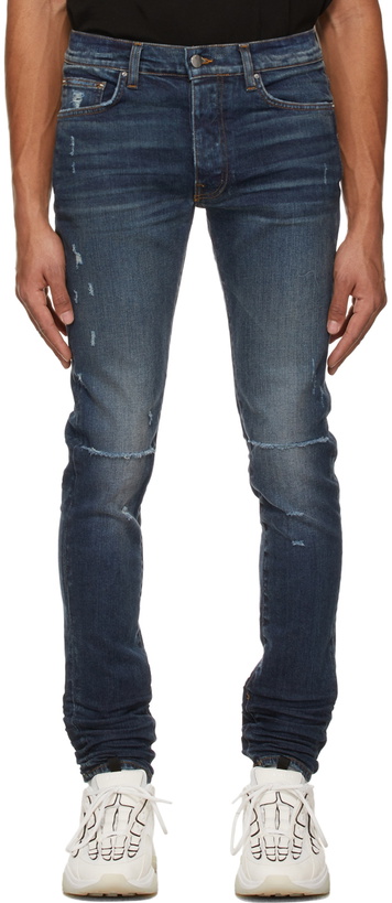 Photo: AMIRI Indigo Slash Jeans