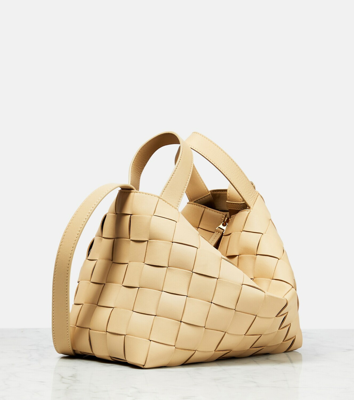 Bottega Veneta - Bowling Cassette leather tote bag Bottega