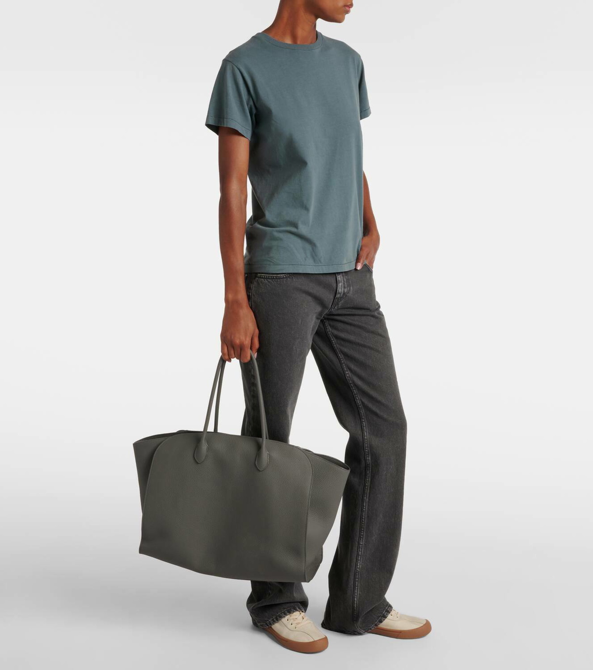 The Row Marlo leather tote bag The Row