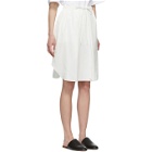 Jil Sander Navy White String Skirt
