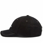 and wander Cotton Twill Cap in Black 