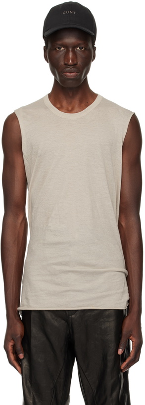 Photo: Rick Owens Off-White Porterville Basic Tank Top