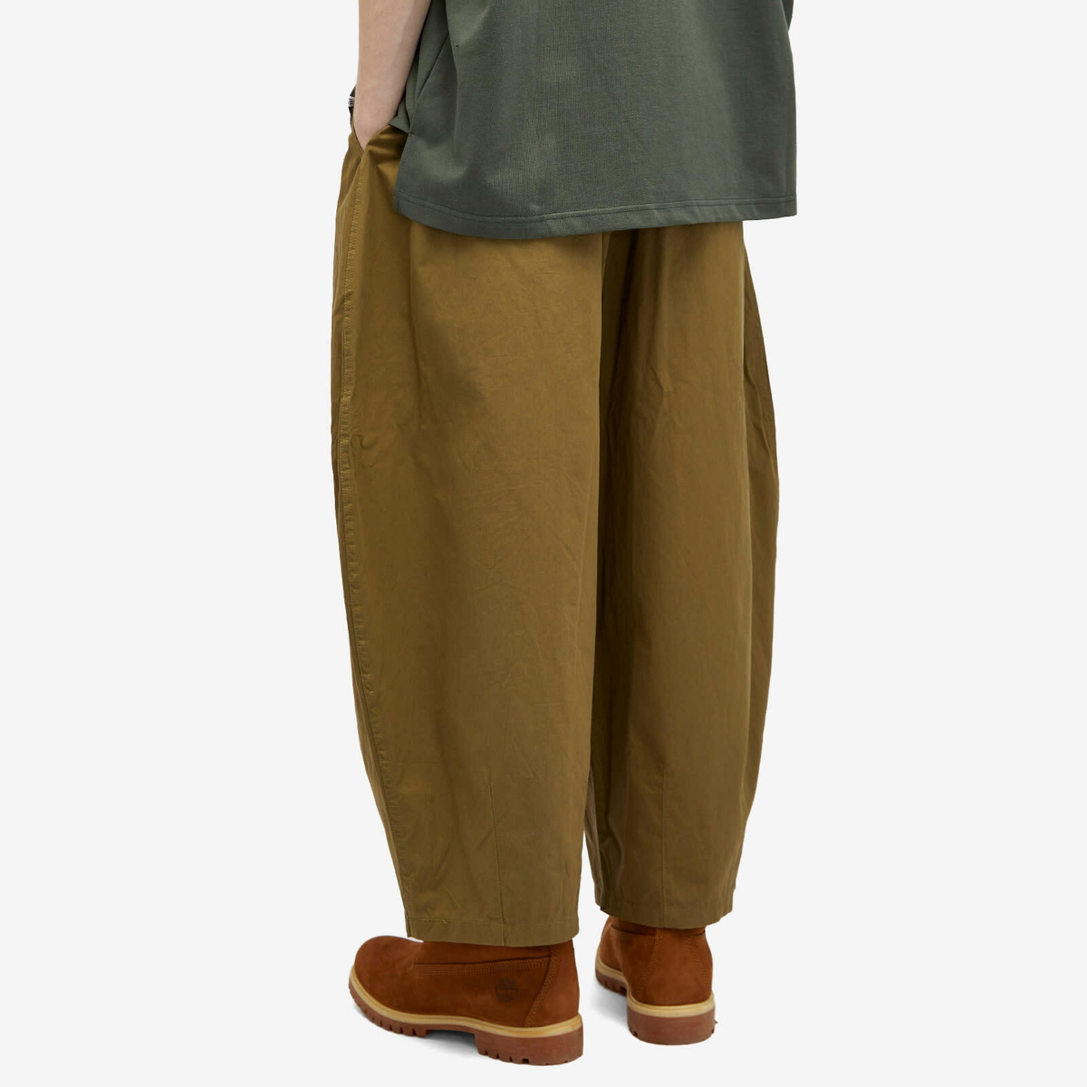 AG] Ribstop String Panel Balloon Pants - Navy - ANGLAN