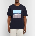 NN07 - Mason Printed Cotton-Jersey T-Shirt - Men - Navy
