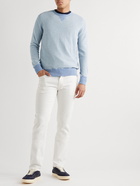 Altea - Cotton-Blend Bouclé Sweater - Blue