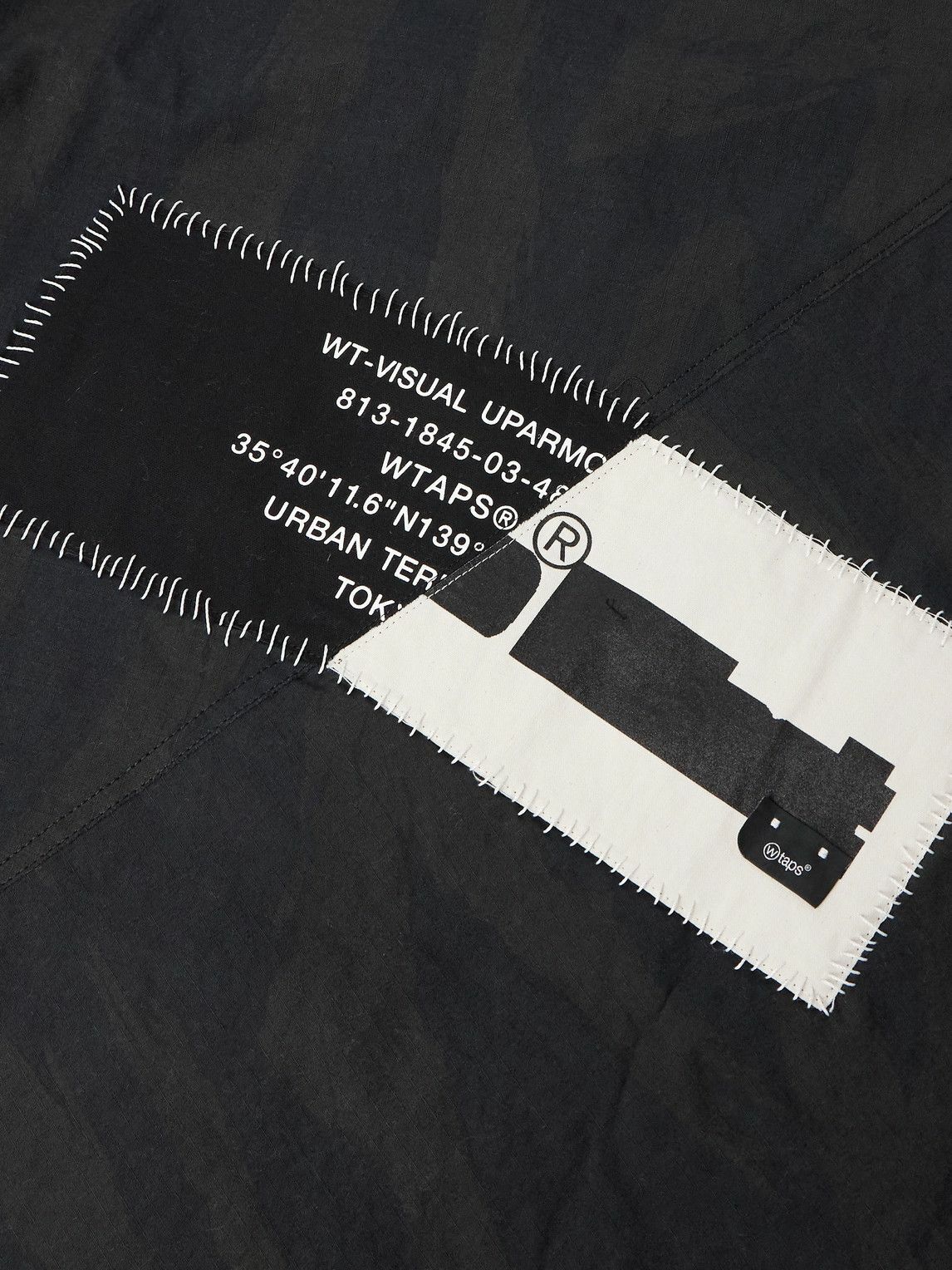 WTAPS - Veiny Appliquéd Embroidered Cotton-Twill and Printed