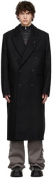 MISBHV Black Wool 90's NY Coat