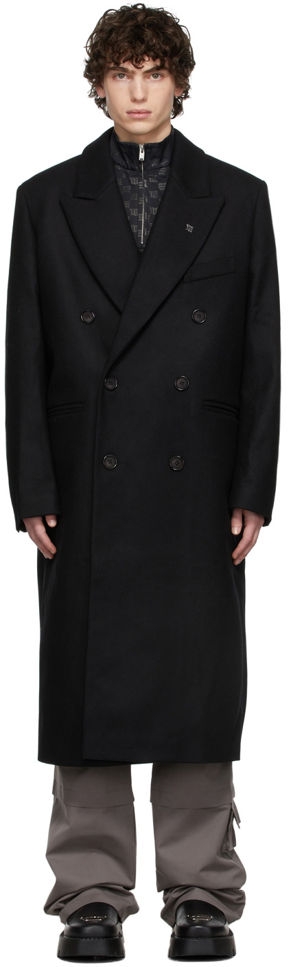 MISBHV Black Wool 90 s NY Coat MISBHV