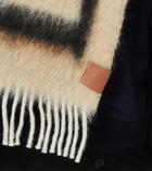 Loewe Intarsia wool-blend scarf