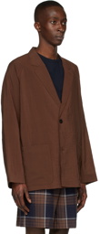 LE17SEPTEMBRE SSENSE Exclusive Brown Raglan Sleeve Blazer