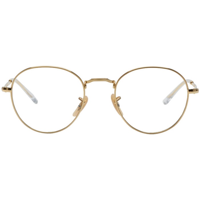 Photo: Ray-Ban Gold Icons Round Glasses