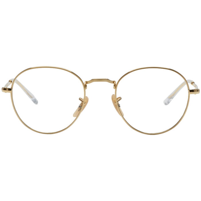 Photo: Ray-Ban Gold Icons Round Glasses