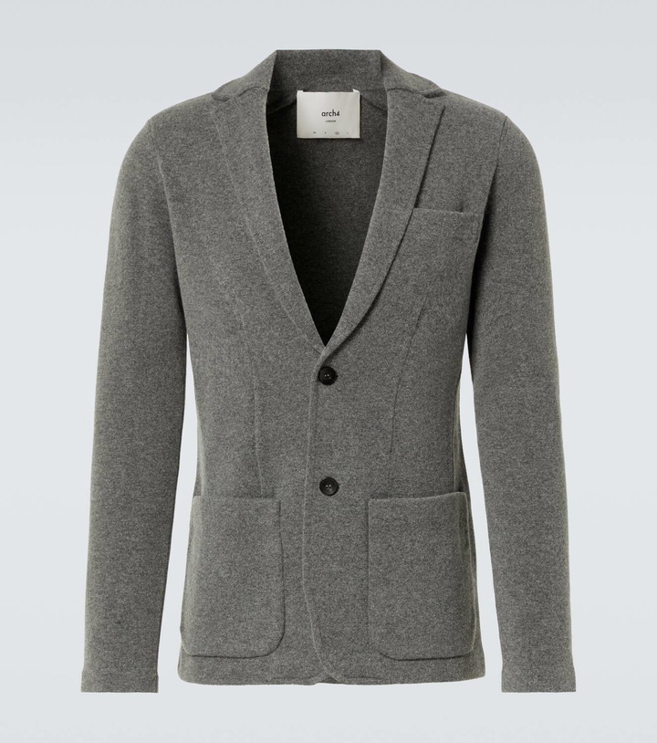 Photo: Arch4 Mr Poole wool and cashmere cardigan