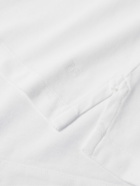 TOM FORD - Garment-Dyed Cotton-Piqué Polo Shirt - White