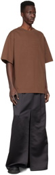 We11done Brown Cotton T-Shirt