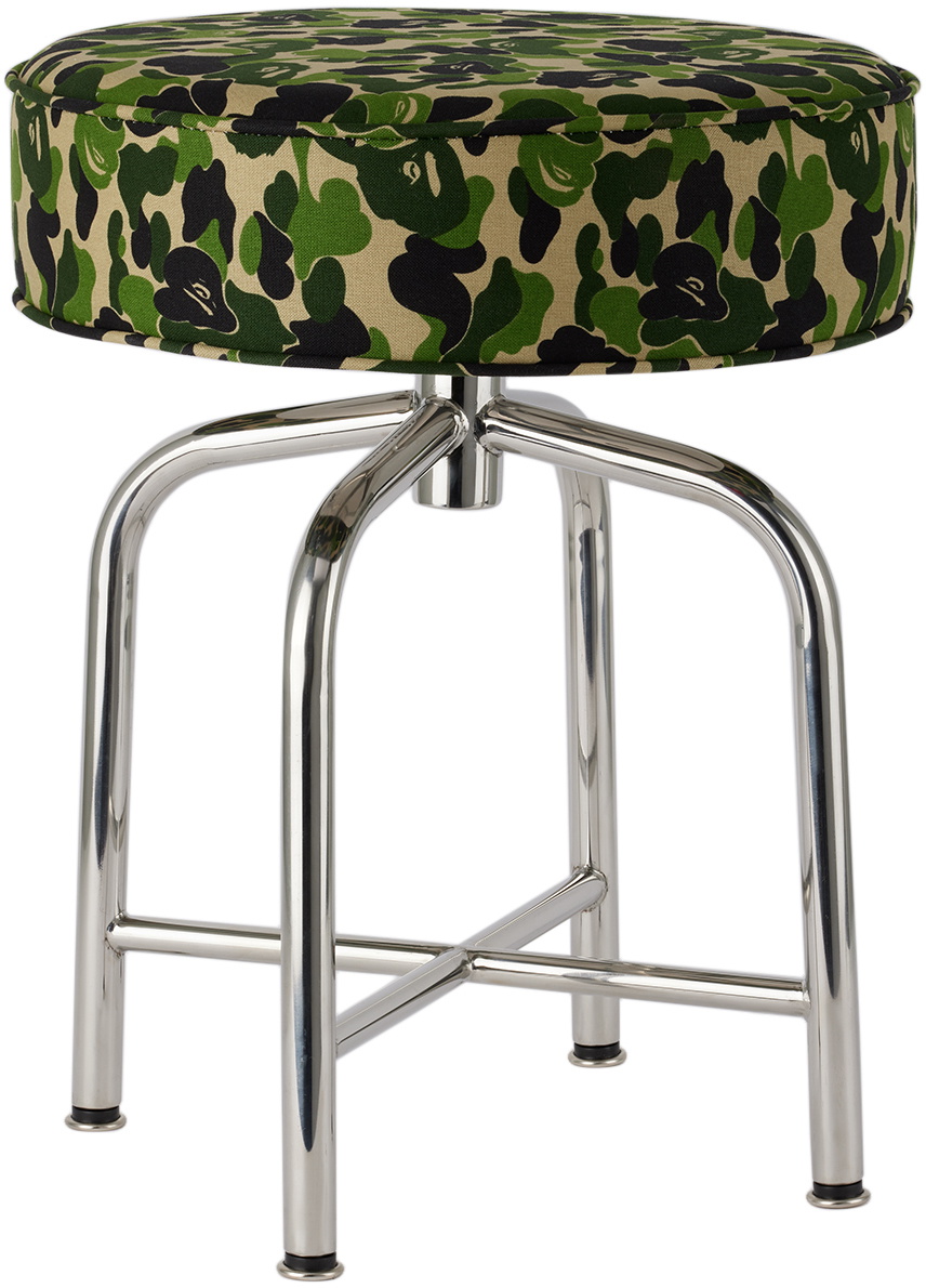 BAPE Khaki ABC Camo Cafe Stool A Bathing Ape