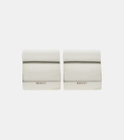 Khaite Julius Smooth Panel Small earrings