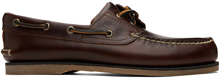 Photo: Timberland Brown Classic Two-Eye Boat Shoes