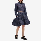 Cecilie Bahnsen Women's Gloria Denim Skirt in Indigo