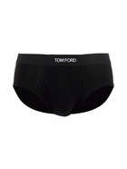 TOM FORD - Logo Cotton Briefs