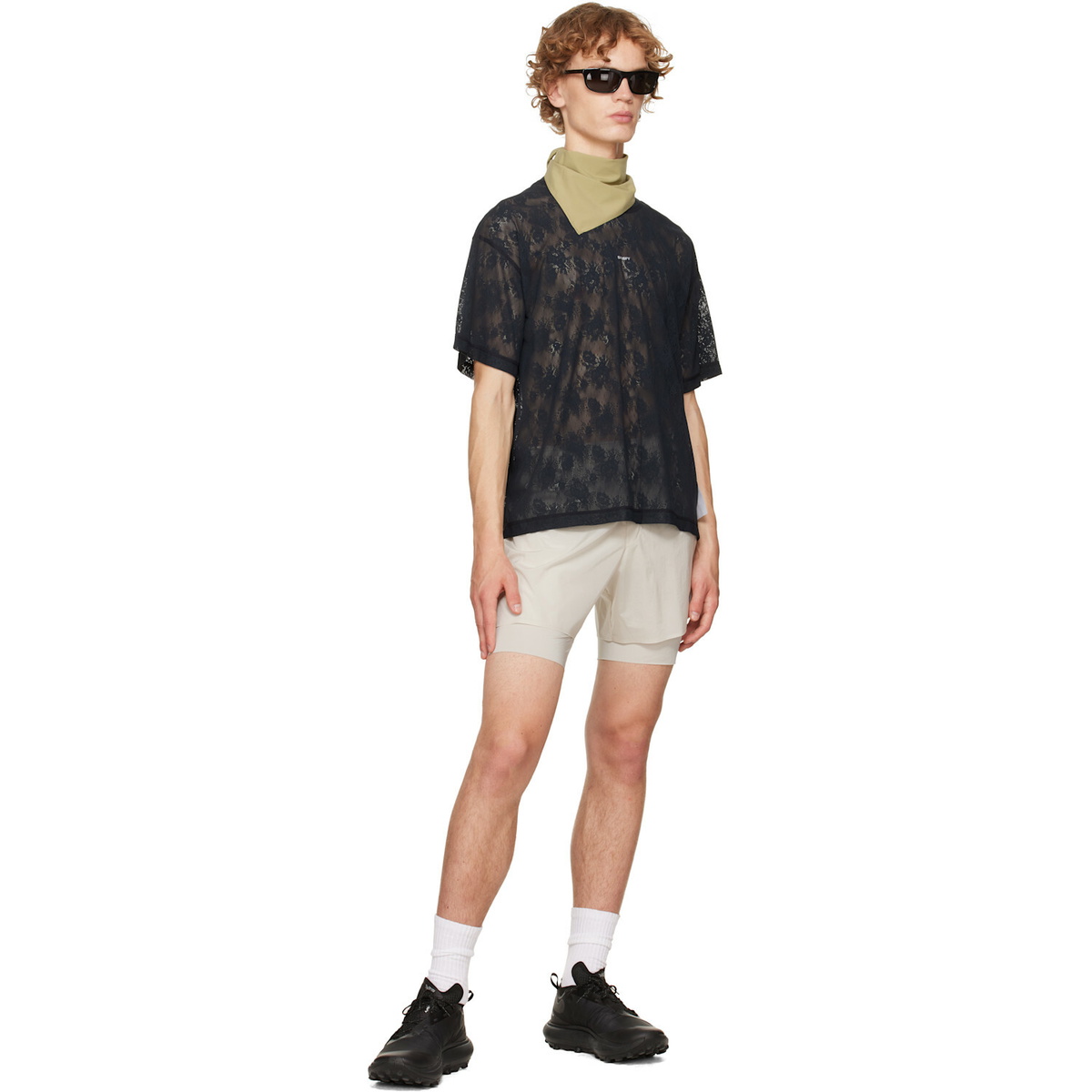 Satisfy Gray HeatCrush 8 Desert Shorts