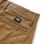 Vans - Slim-Fit Stretch Cotton-Blend Twill Shorts - Brown