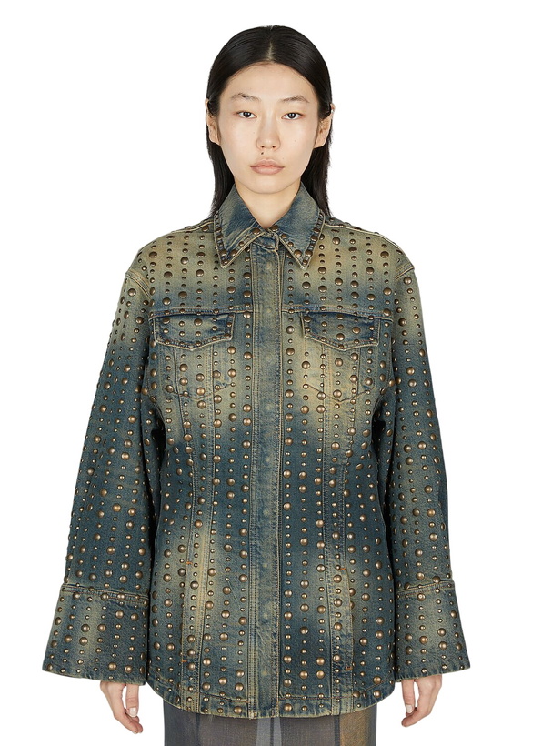 Photo: Blumarine Studded Denim Jacket