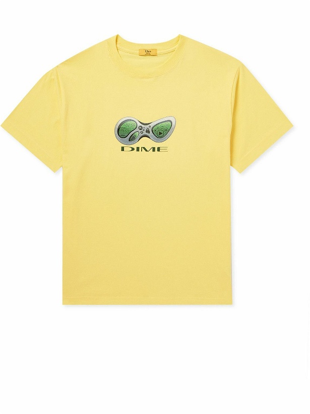 Photo: DIME - Winamp Logo-Print Cotton-Jersey T-Shirt - Yellow