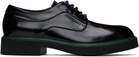 Ferragamo Black Ornament Derbys