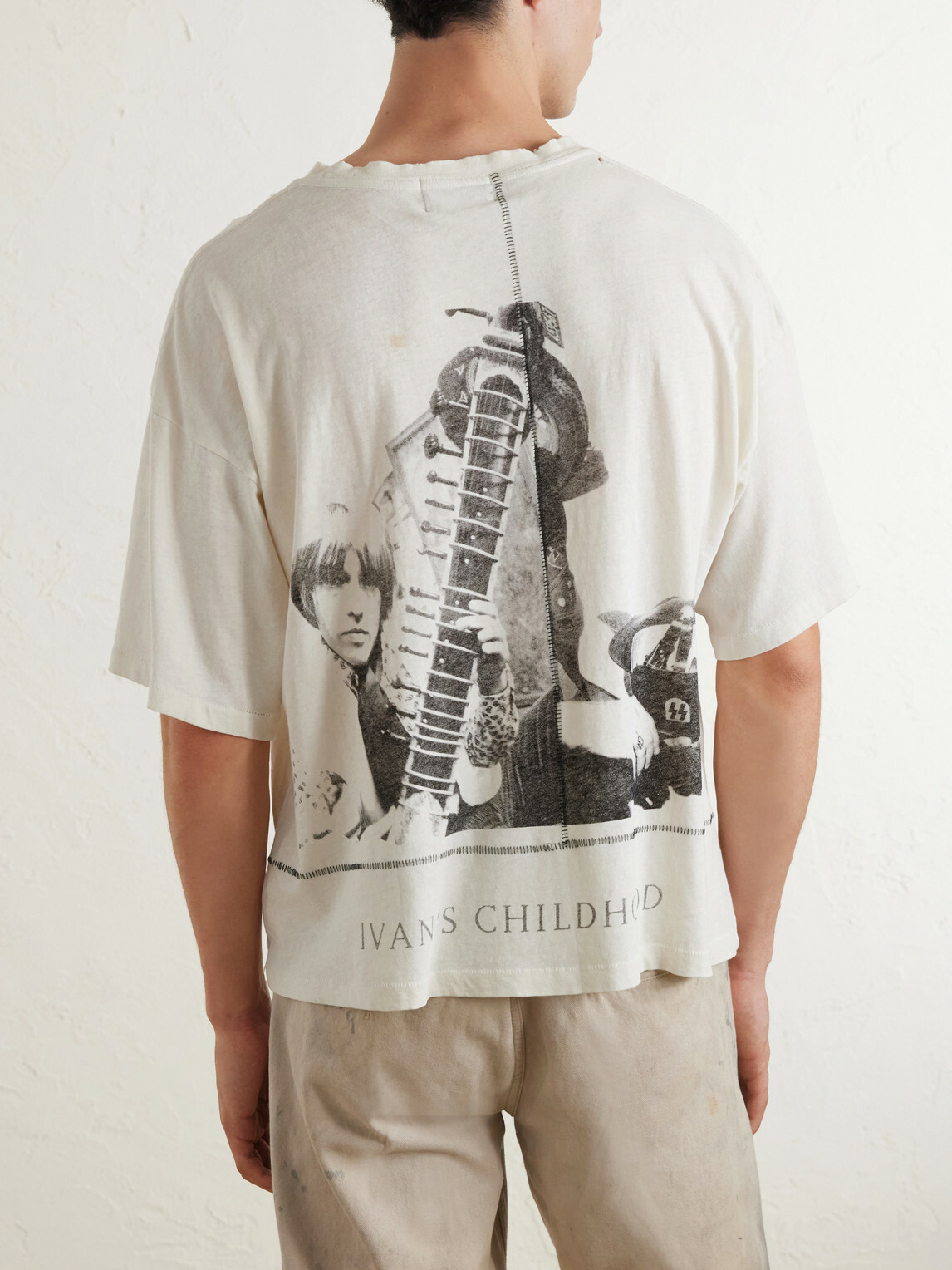 Enfants Riches Déprimés - Ivan's Childood Printed Cotton-Jersey T-Shirt - White