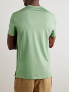 Ralph Lauren Purple label - Logo-Embroidered Cotton-Jersey T-Shirt - Green